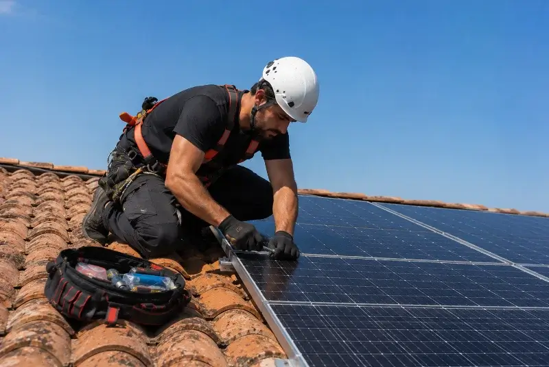 Maintenance et monitoring de panneaux solaires à Laboulbène