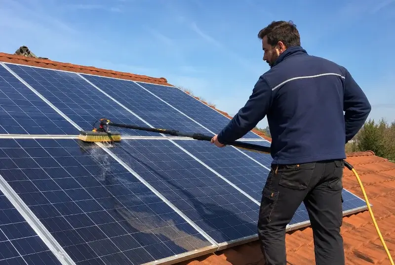 Nettoyage et entretien de panneaux solaires à Laboulbène