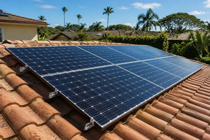 Installation de panneaux solaires à Laboulbène